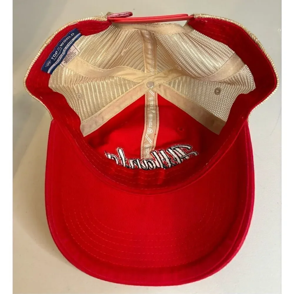 Atlanta Hawks Baseball Cap Top of the World Adjustable